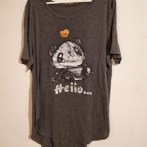 Panda sleep tee